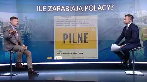 Rosną pensje Polaków. "W długim terminie odbija się to na tych dobrze zarabiających"
