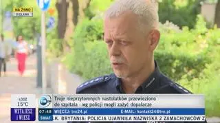 Policja o nastolatkach z Bielawy