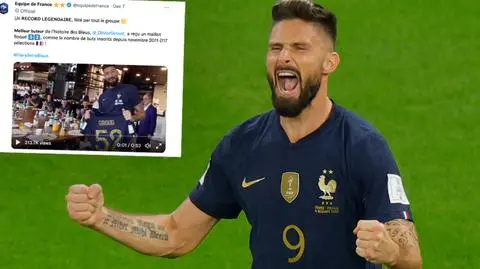 Rekordzista Francji doceniony przez kolegów przed wielkim meczem