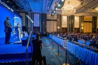 Lloyd Austin przemawiał na forum Shangri-La Dialogue