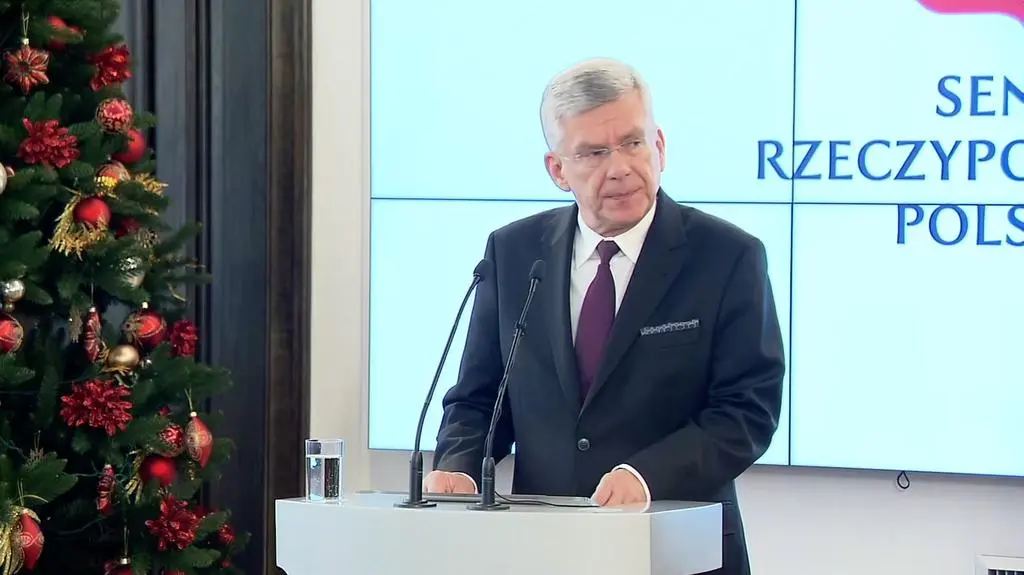 Reporterka TVN24: niska frekwencja na spotkaniu z korpusem dyplomatycznym