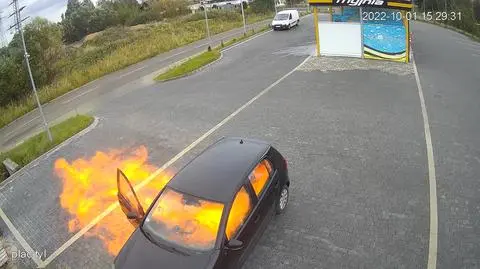 Czyścił kokpit samochodu. Doszło do eksplozji