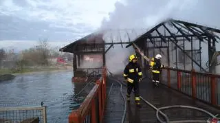 Pożar w zoo w Borysewie