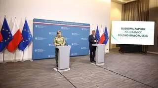 Konferencja w MSWiA w sprawie budowy muru na granicy