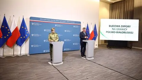 Konferencja w MSWiA w sprawie budowy muru na granicy