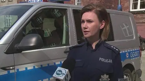 Policja o wypadku na ulicy Andersa w Krakowie