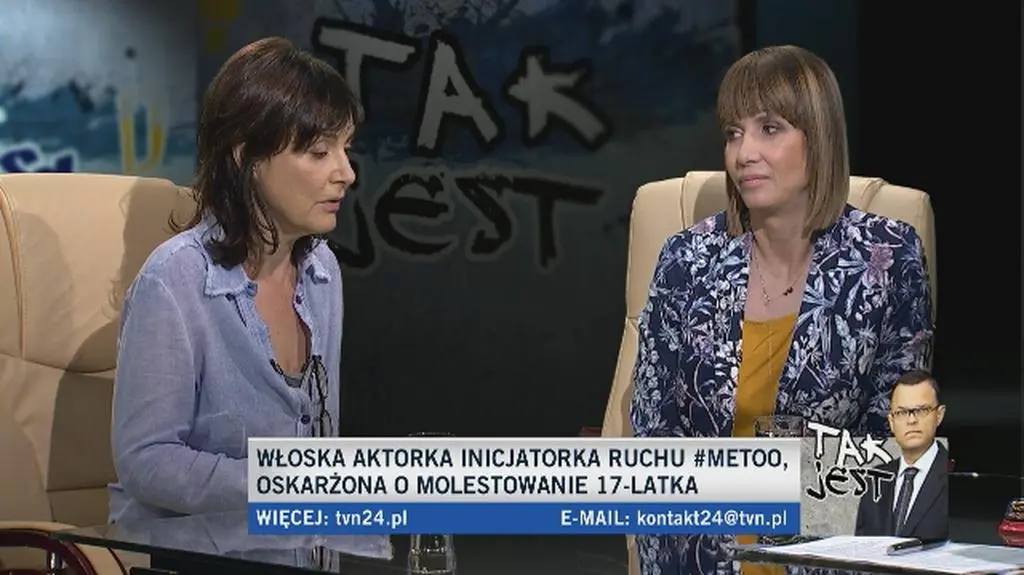 Kazimiera Szczuka i Grażyna Wolszczak w Tak Jest