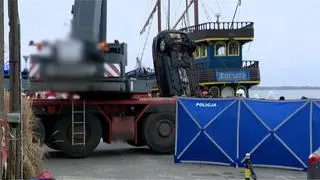 Samochód wpadł do Dziwny