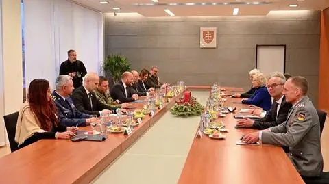 Delegacja słowackiego i niemieckiego resortu obrony (zdjęcie archiwalne)