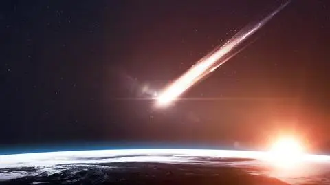 Meteoryt - wizualizacja