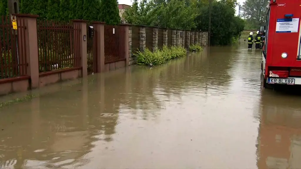 Kraków po ulewach