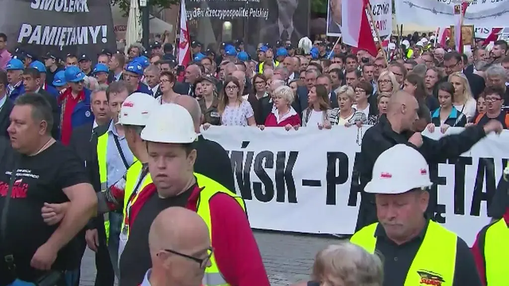 Marsz pamięci przeszedł przed Pałac Prezydencki