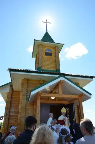 W konsekracji brała udział lokalna społeczność 