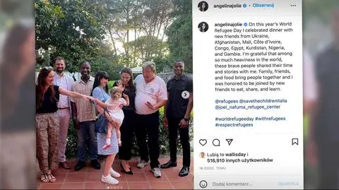 Angelina Jolie w Światowy Dzień Uchodźcy