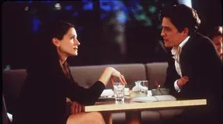 Julia Roberts i Hugh Grant na planie "Notting Hill" 