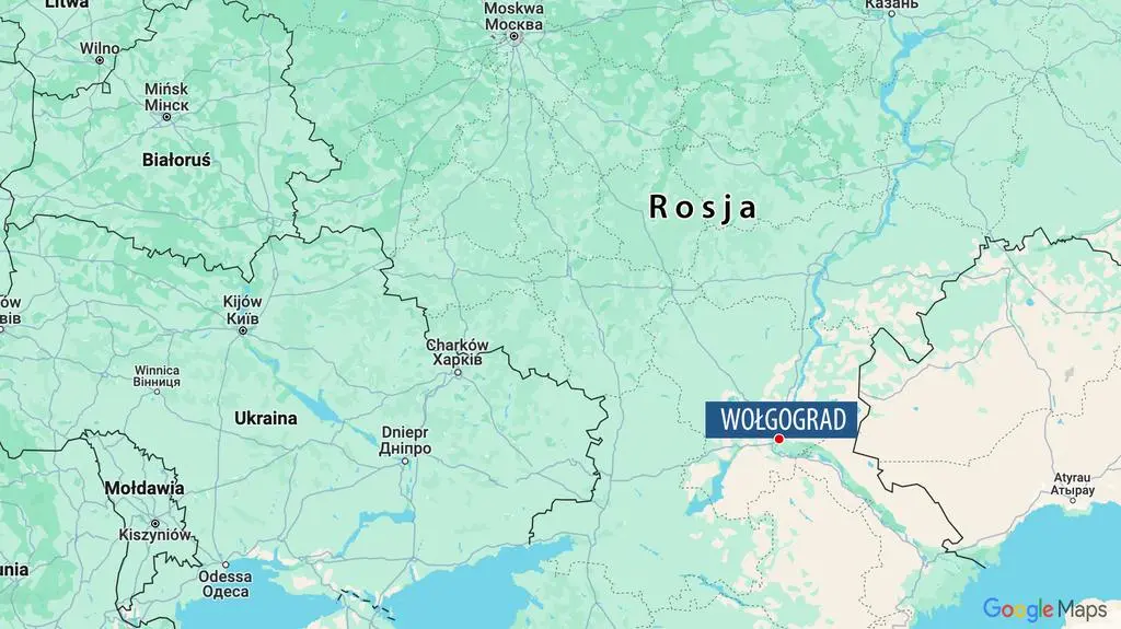Miasto Wołgograd w Rosji 
