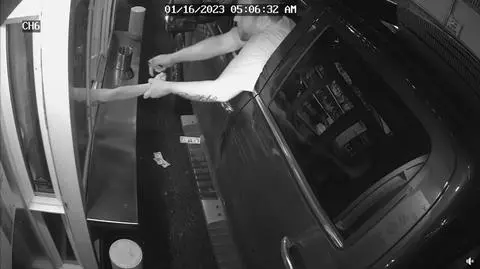 Incydent zarejestrowała kamera monitoringu