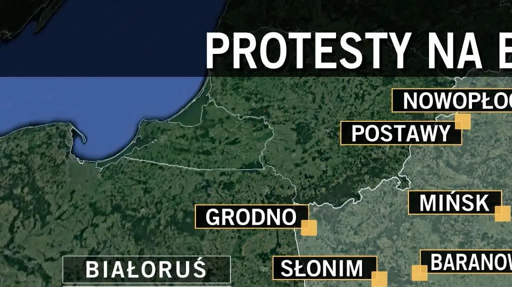 Protesty na Białorusi
