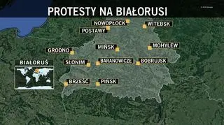 Protesty na Białorusi