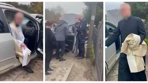 Ksiądz przyjechał na cmentarz pijany, interweniowała policja