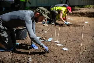 W ujawnionych jamach grobowych znajdowały się szczątki ludzkie pochodzące od 100 do 500 osób