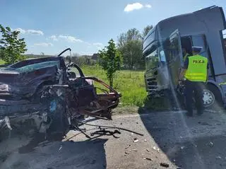Tragiczny wypadek pod Ostródą