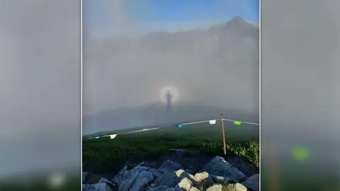 Widmo Brockenu na Kasprowym Wierchu