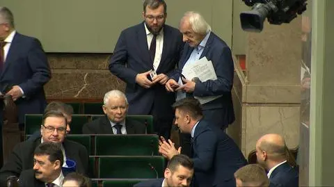 Jarosław Kaczyński w Sejmie