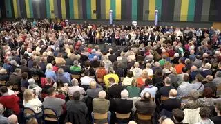 Donald Tusk na spotkaniu z mieszkańcami Częstochowy
