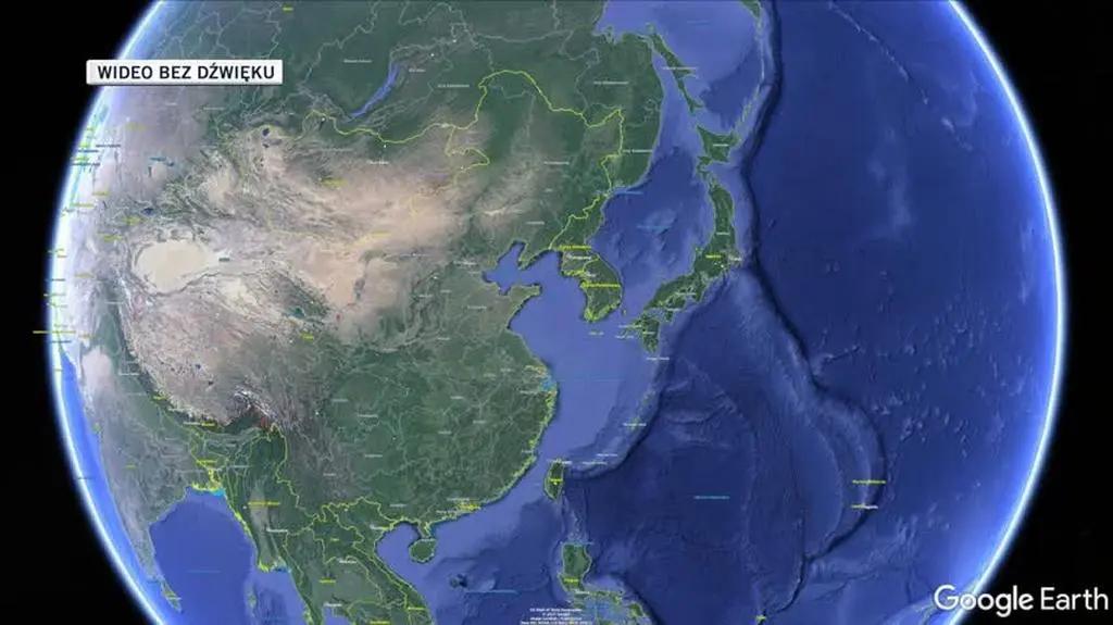 mapka chiny