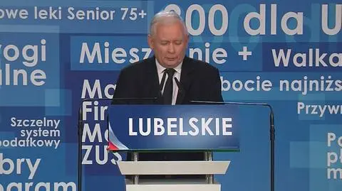 Kaczyński: stare układy albo dobra zmiana