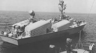 Kuter rakietowy ORP "Gdynia", okręt o ciekawej historii, doczekał się pamiątkowej monety