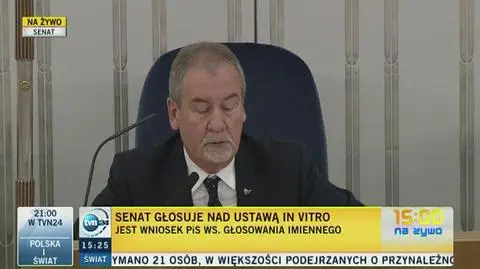 Senat zagłosował za ustawą o in vitro