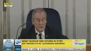 Senat zagłosował za ustawą o in vitro