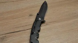 The knife used by the attacker