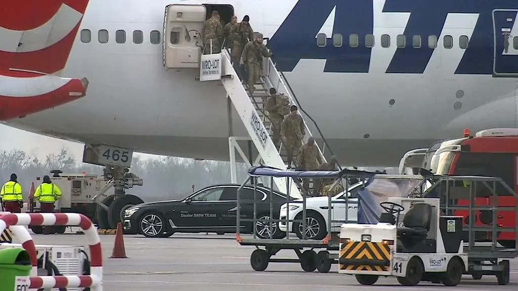 Pierwsza grupa amerykańskich żołnierze już w Polsce