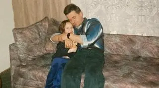 Jan Łusiak z córką 