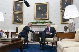 Spotkanie Jensa Stoltenberga z Joe Bidenem w Białym Domu