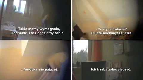 Fragment materiału "UWAGI!" TVN