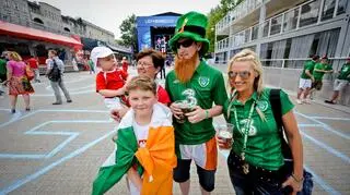 Irlandczycy w strefie kibica