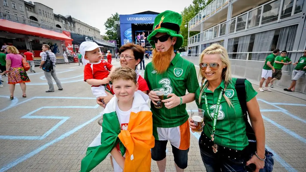 Irlandczycy w strefie kibica