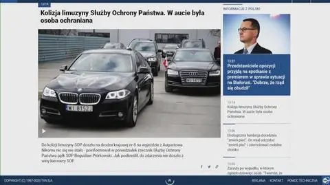 KOLIZJA LIMUZYNY