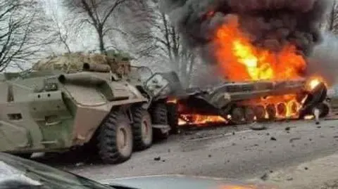 Inwazja na wielu frontach. Pociski balistyczne wystrzelone z kierunku Białorusi  