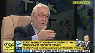 Stępień: Kaczyński nie jest zdolny do zawarcia kompromisu