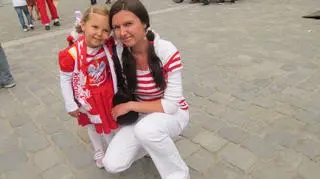 Dzieci też kibicują naszym