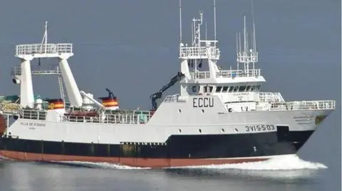 We wtorek o północy zatonął hiszpański trawler "Villa de Pitanxo"