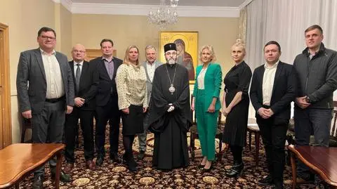 Kandydaci Forum Mniejszości Podlasia na spotkaniu z arcybiskupem Jakubem 