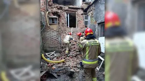 Runęła kamienica w Bielsku-Białej, akcja poszukiwawcza zakończona