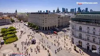 Widok na Krakowskie Przedmieście