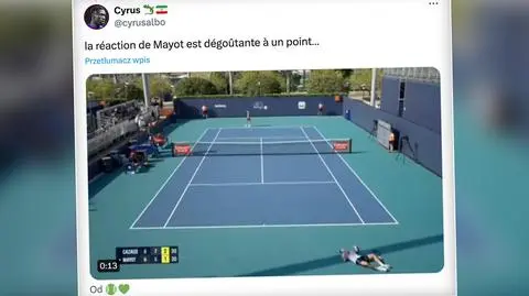 Tenisista zemdlał w trakcie meczu. Kort opuścił na wózku inwalidzkim